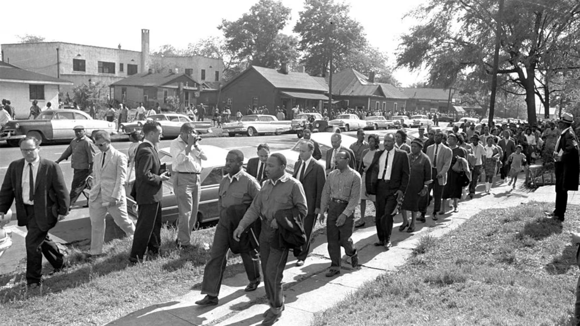 Marti Luther King fue detneido junto a otros estudiantes negros y activistas (AP)