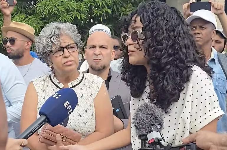 Anna Sofía Benítez afirmó que no espera un juicio justo para ella ni para su madre en el Tribunal Municipal de La Habana del Este./ (Cubanet)