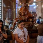 Virgen de Aparecida: Lula y Flávio Bolsonaro asisten a misas separadas
