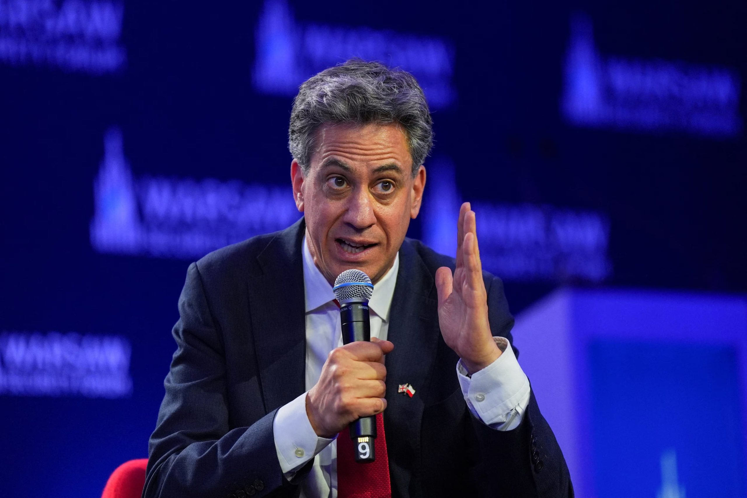 La oficina del ministro británico de Relaciones Exteriores, Ed Miliband (REUTERS)