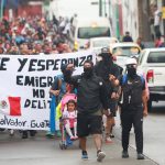 Más de 600 migrantes inician caravana desde Tapachula