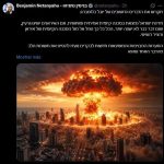 Netanyahu advierte de ‘segundo Holocausto’ y bomba nuclear en Tel Aviv
