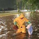 Municipio de Samborondón y Amagua atendieron afectaciones por lluvias en el cantón