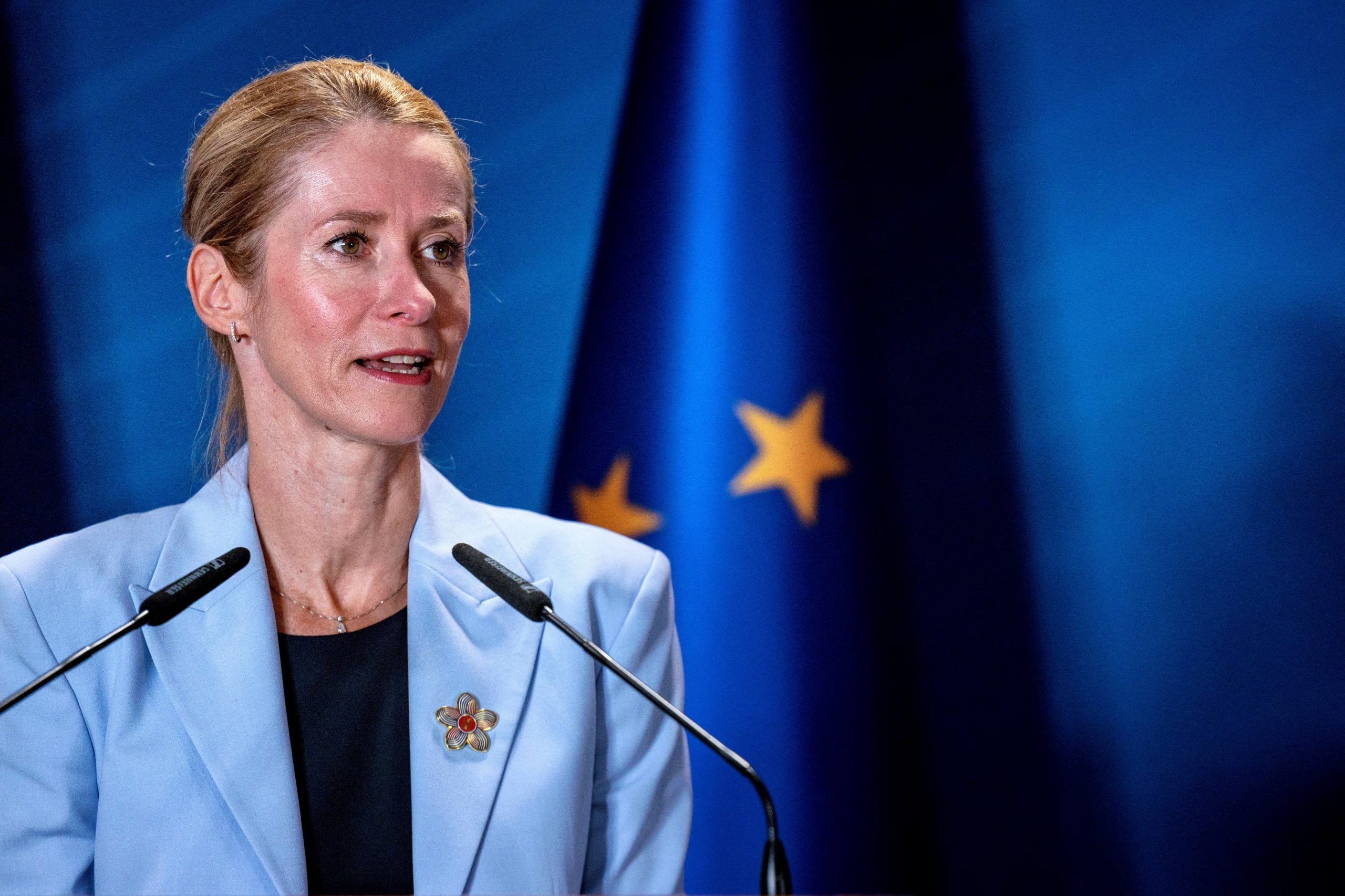 La vicepresidenta de la Comisión Europea, Kaja Kallas (Ezra Acayan/REUTERS/Archivo)