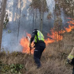 Ambato registra siete incendios forestales en medio de severo déficit hídrico