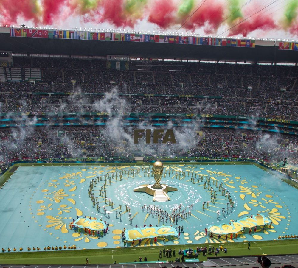 CIUDAD DE MÉXICO, 11JUNIO2026.- Se llevó a cabo la inauguración de la Copa Mundialista en el estadio Azteca. 
FOTO: GABRIELA PÉREZ MONTIEL / CUARTOSCURO.COM